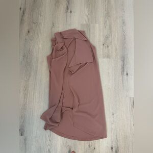 Long dressy vest size S